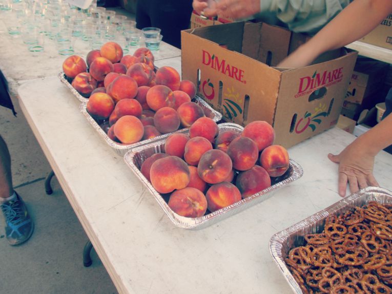 Imogene finish peaches