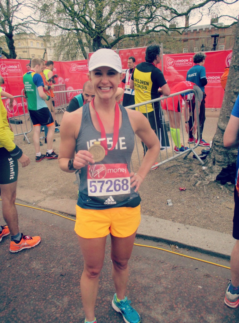 London Marathon finisher 2016